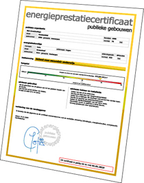 EPC Publieke gebouwen - voorbeeld